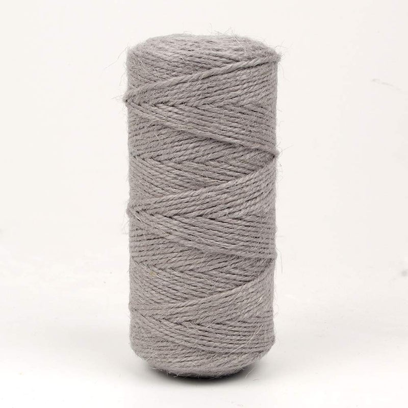 Micomon 300 Feet Gray Jute Twine String for Crafts, Gifts, Packing, Gardening - Image 1